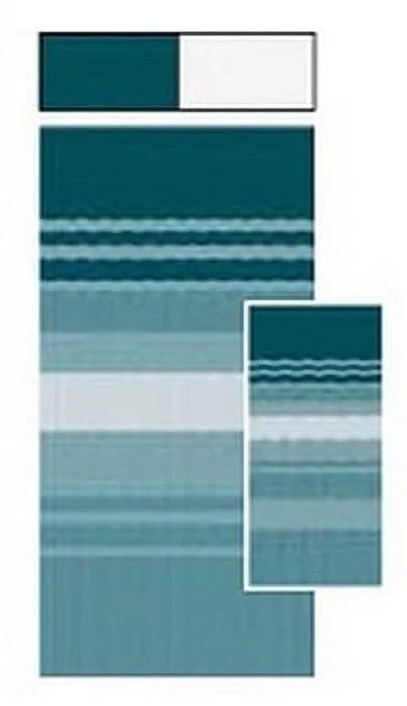 Teal Universal Awning Replacement Fabric U31852