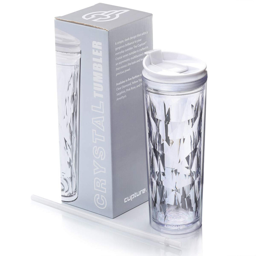 22 oz Clear Diamond Shake Tumbler Cup Y87716