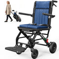 Blue Transport Wheelchair X4316