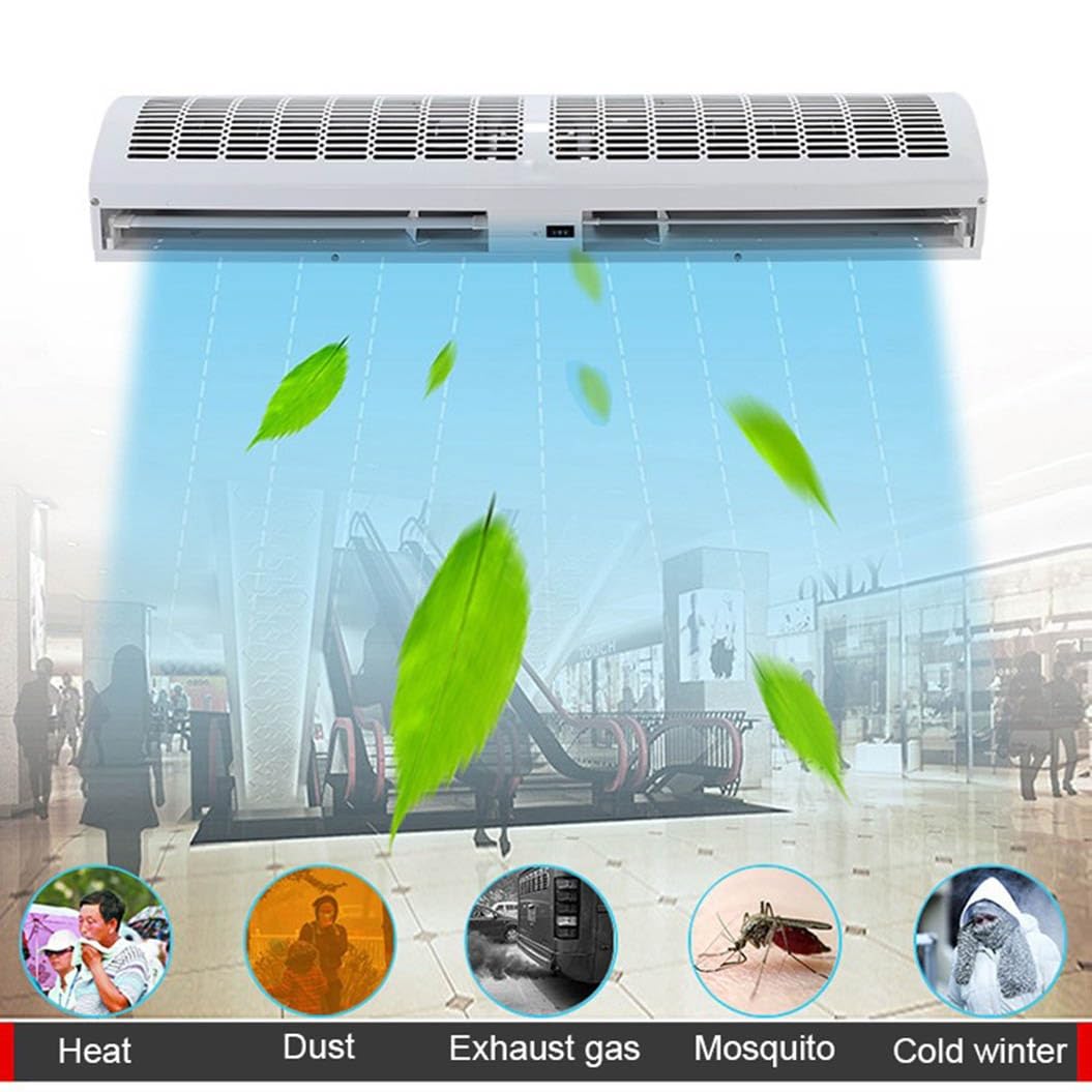 Over Door Air Curtain 60cm 2 Wind Speeds Remote Control V704
