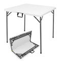 34" White Folding Card Table J498685