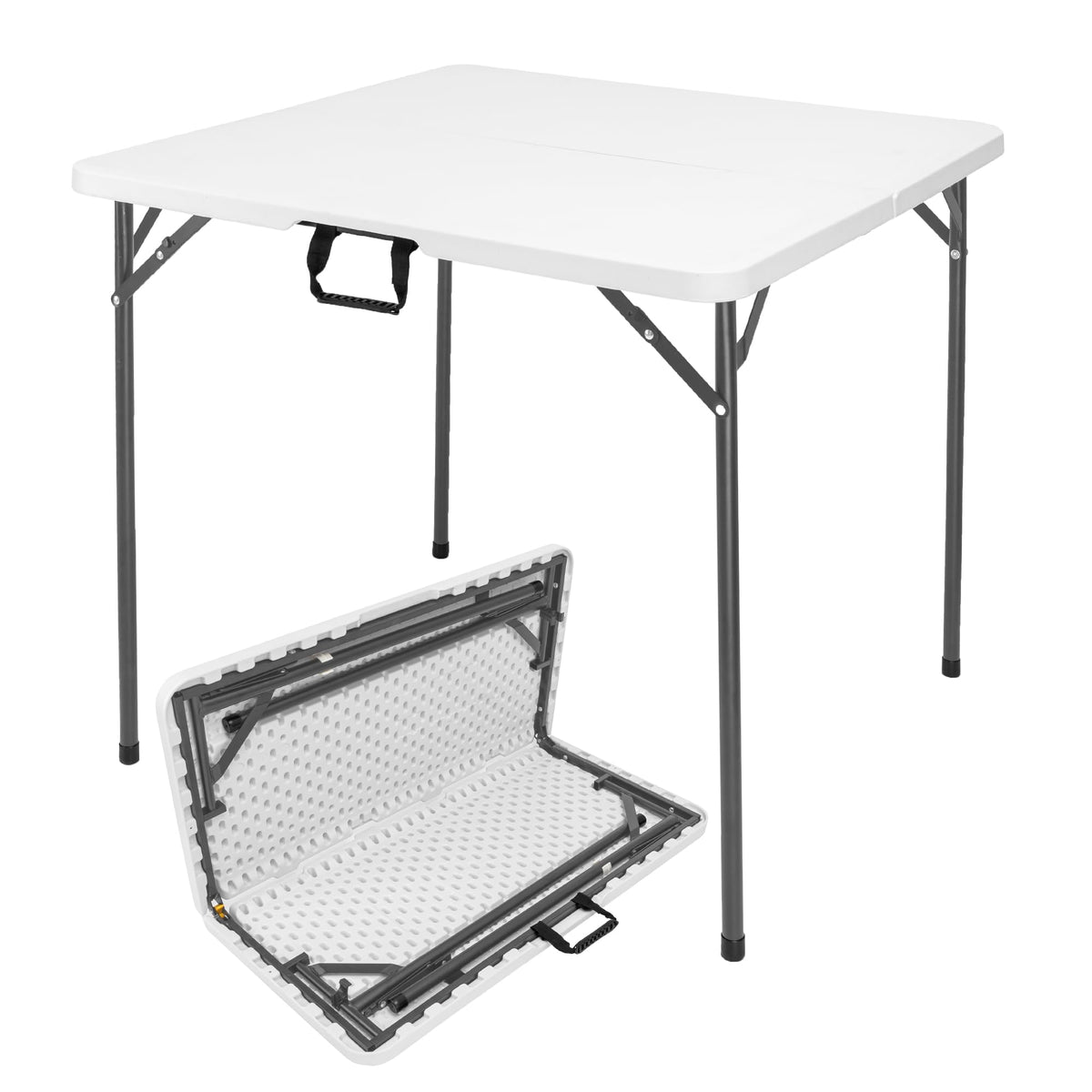 34" White Folding Card Table J498685