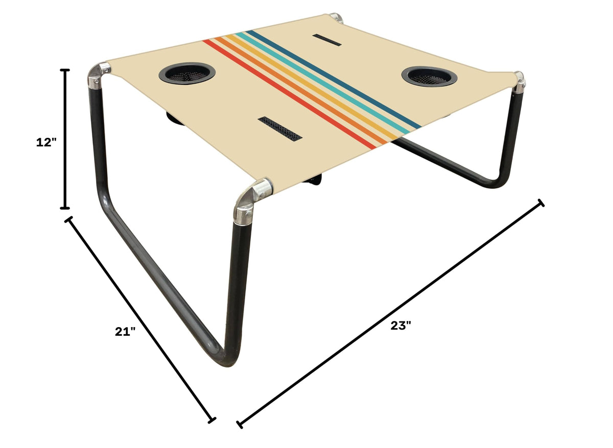 Lightweight Portable Foldable Beach Table with Cup Holder P182