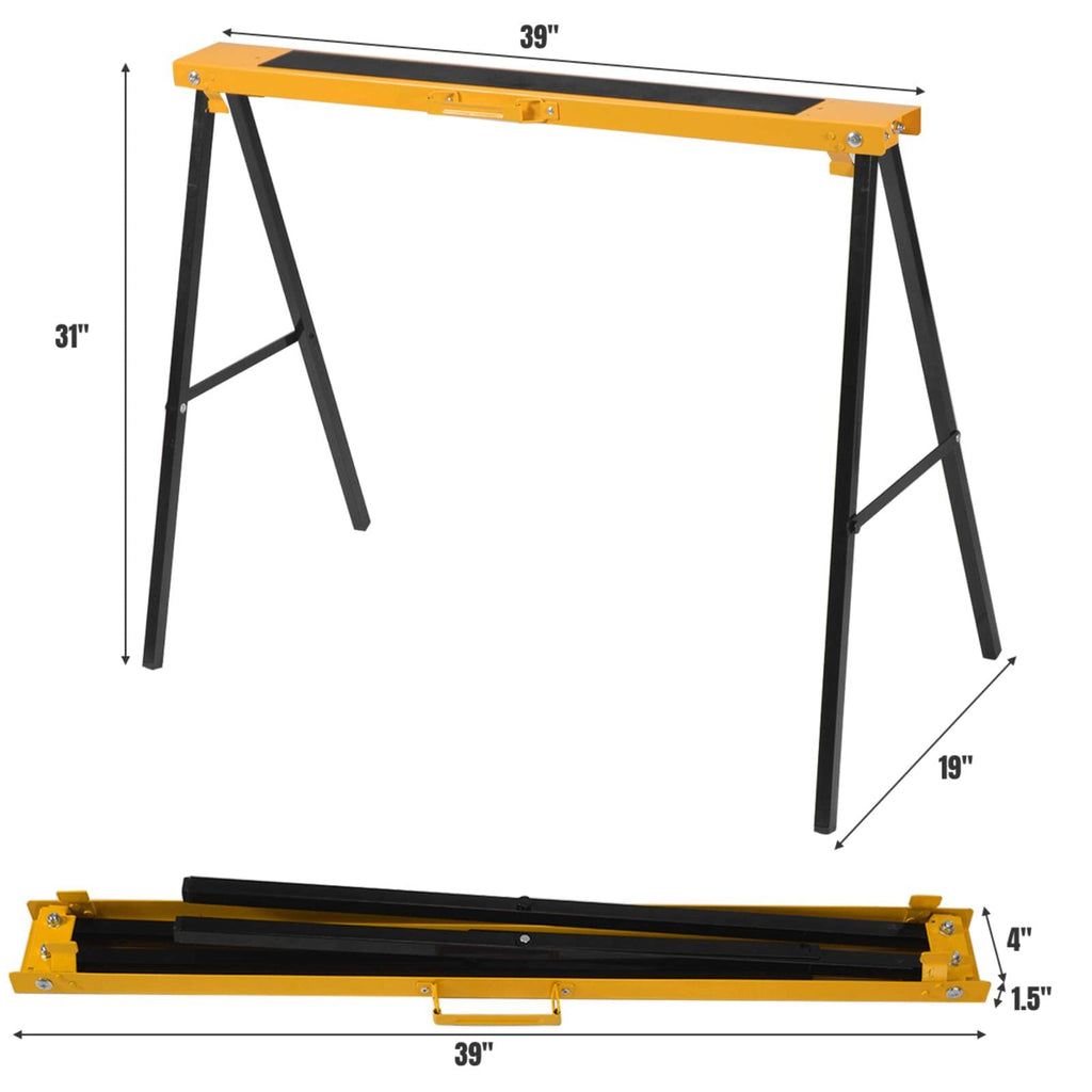 2 Pack Folding Heavy Duty Saw Horses A103