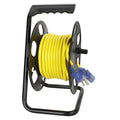 50ft Yellow Outdoor Extension Cord & Cord Storage Reel J78114