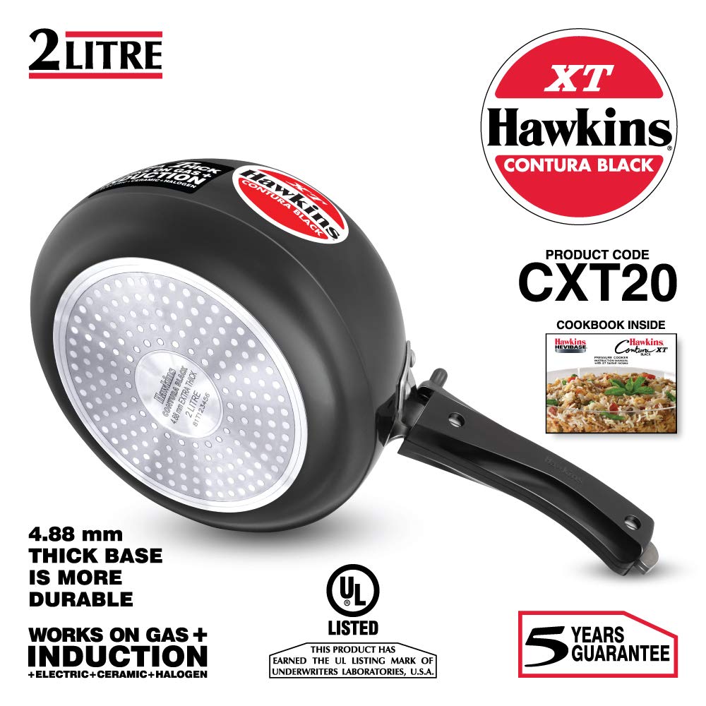 Black 2 Liter Pressure Cooker E460540