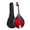 Vintage Red Sunburst Mahogany Wood Acoustic Electric Mandolin Z4360