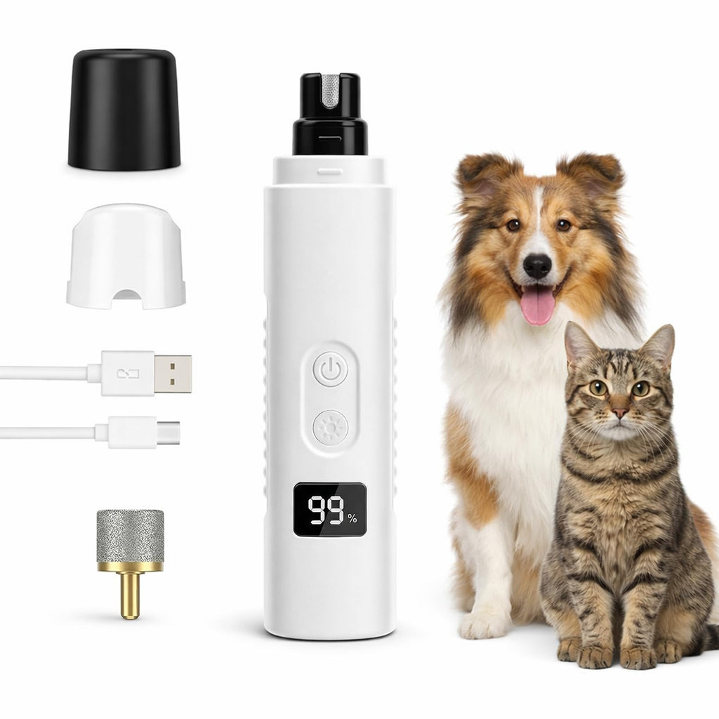 Dog Nail Grinder, 3-Speed Ultra Quiet with LED Light Y276