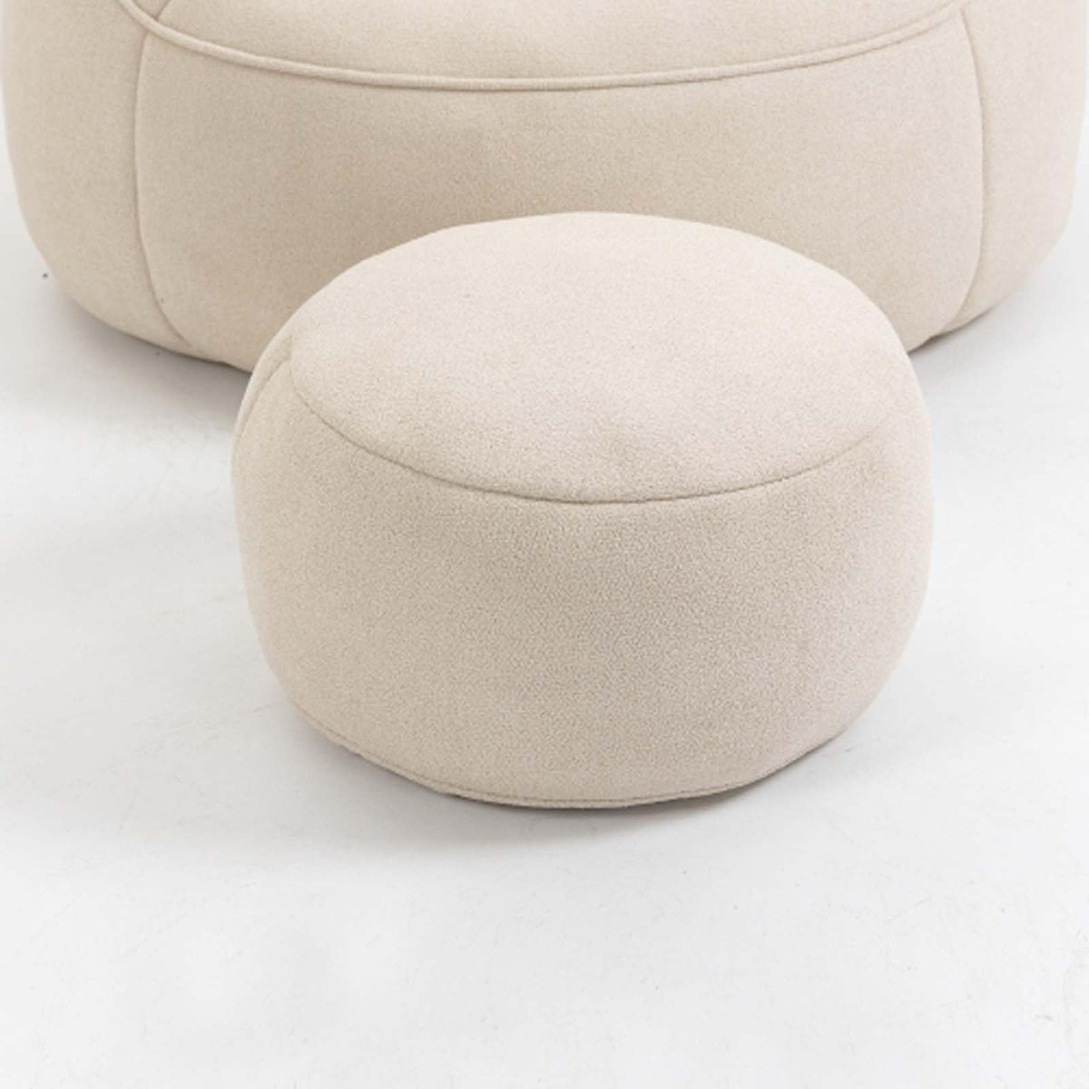 Memory Foam Bean Bag Chair with Footrest Y19664