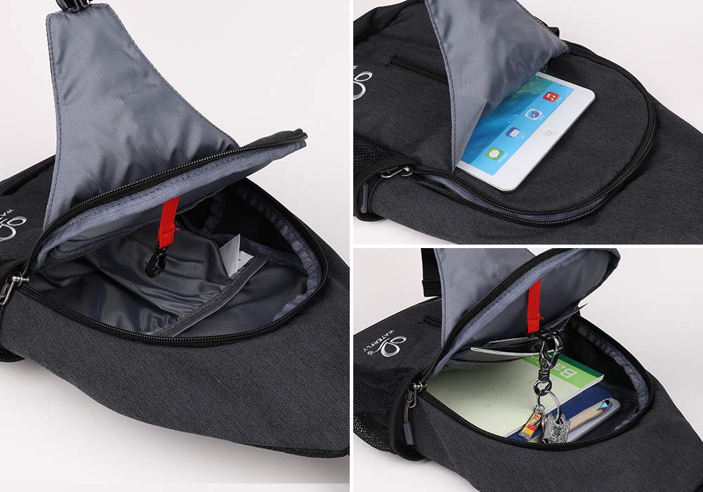 Black Crossbody Sling Bag B314311