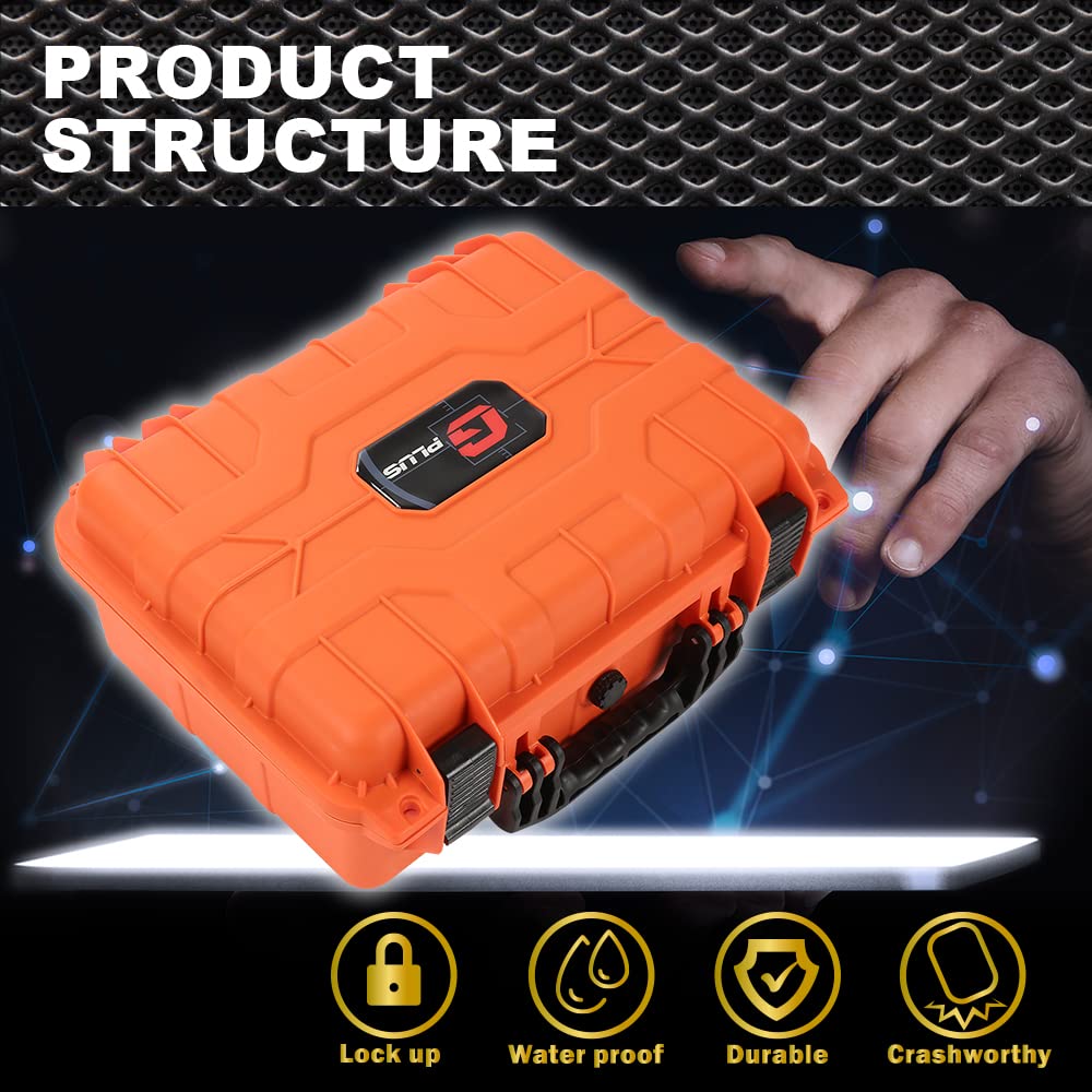 Orange Graded Card Storage Box Hold 75 Graded Cards or 250 Ungraded Cards G944