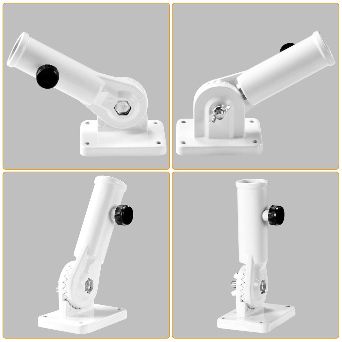 1" Flag Pole Holder Brackets with Hardwares Q1427