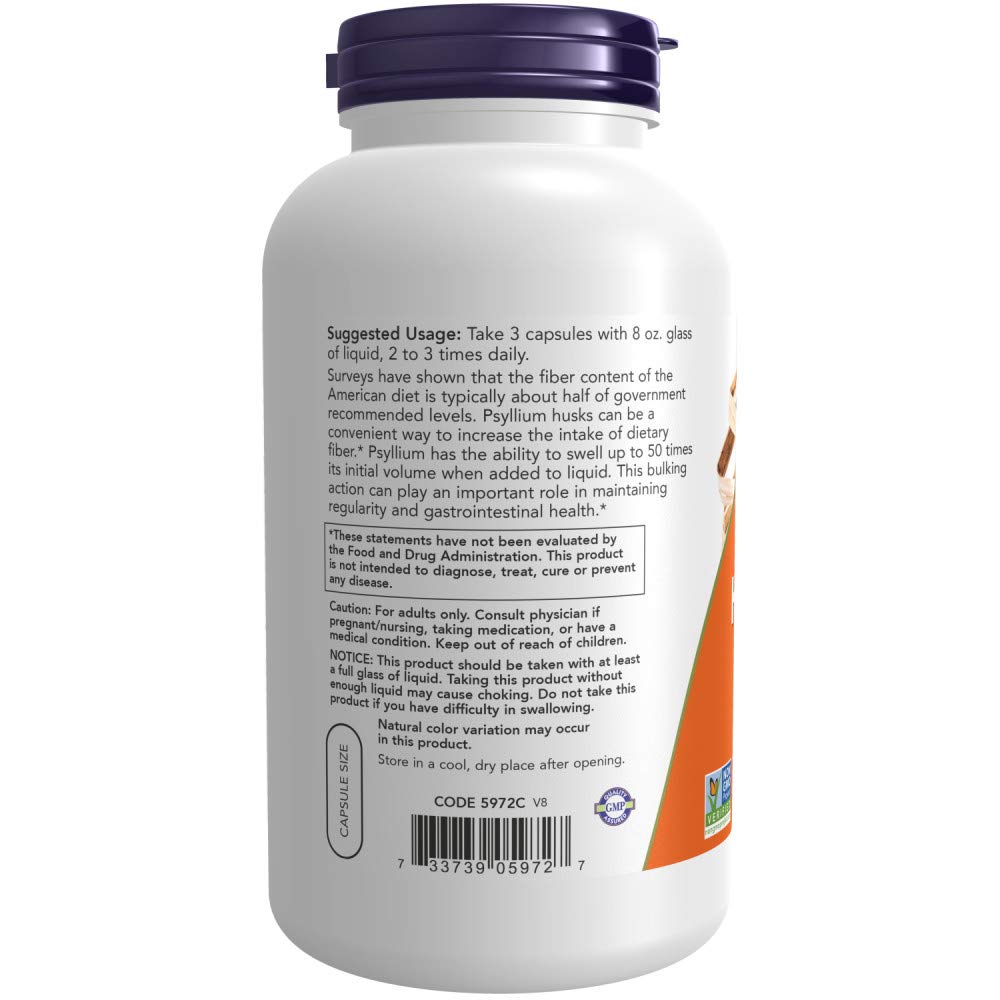 Psyllium Husk 500mg 500 Capsule 2 Pack O316119