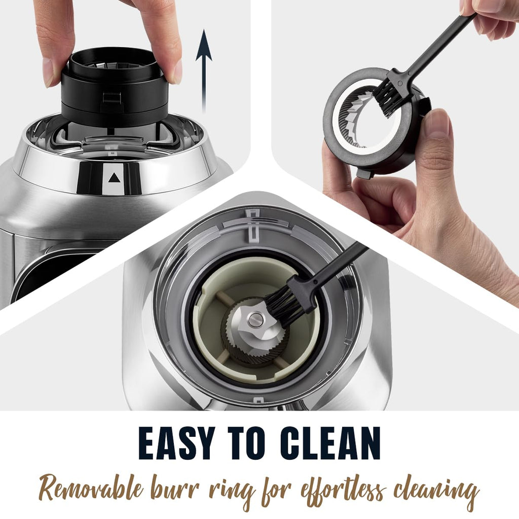 Electric Burr Coffee Grinder 48 Grind Settings O2409