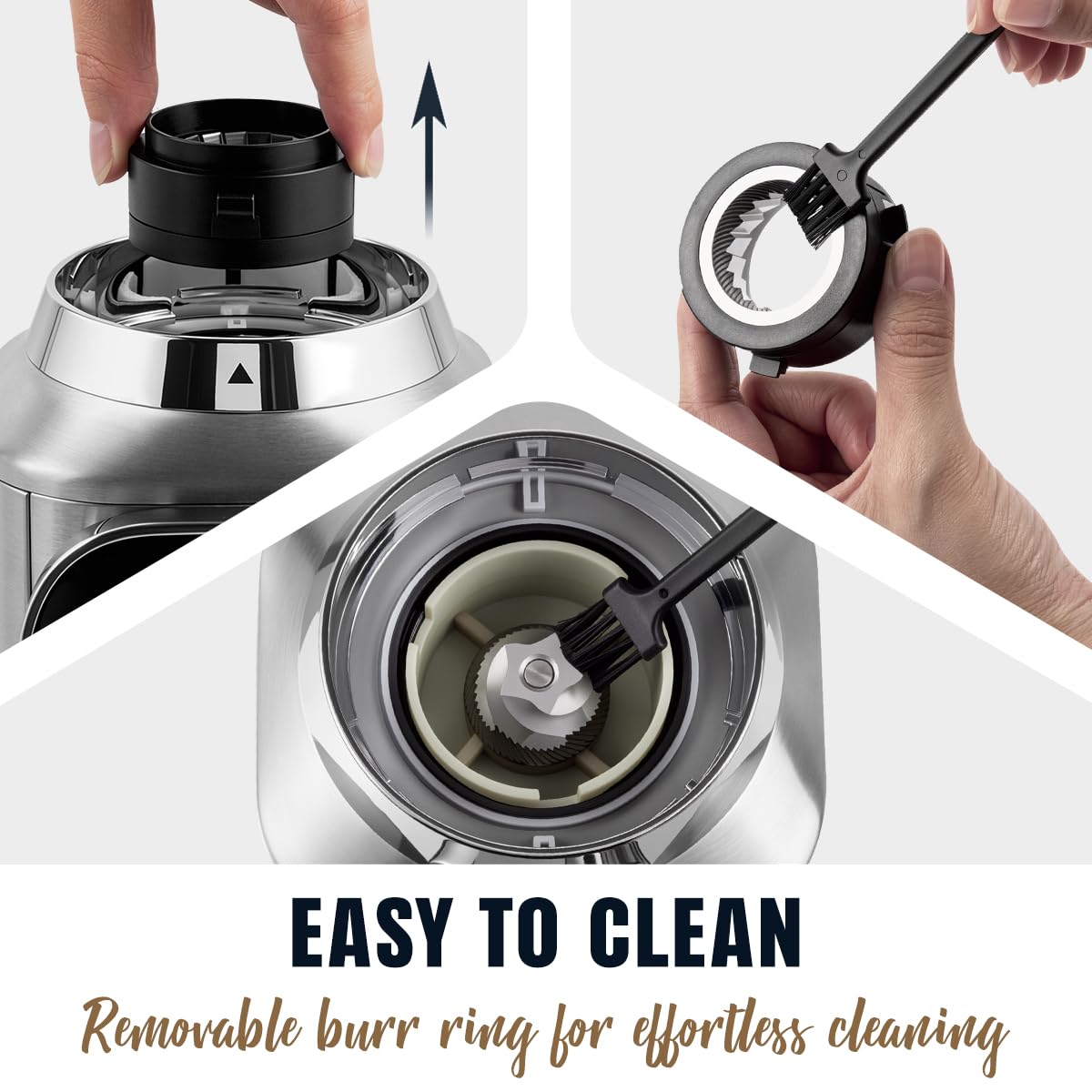 Electric Burr Coffee Grinder 48 Grind Settings O2409
