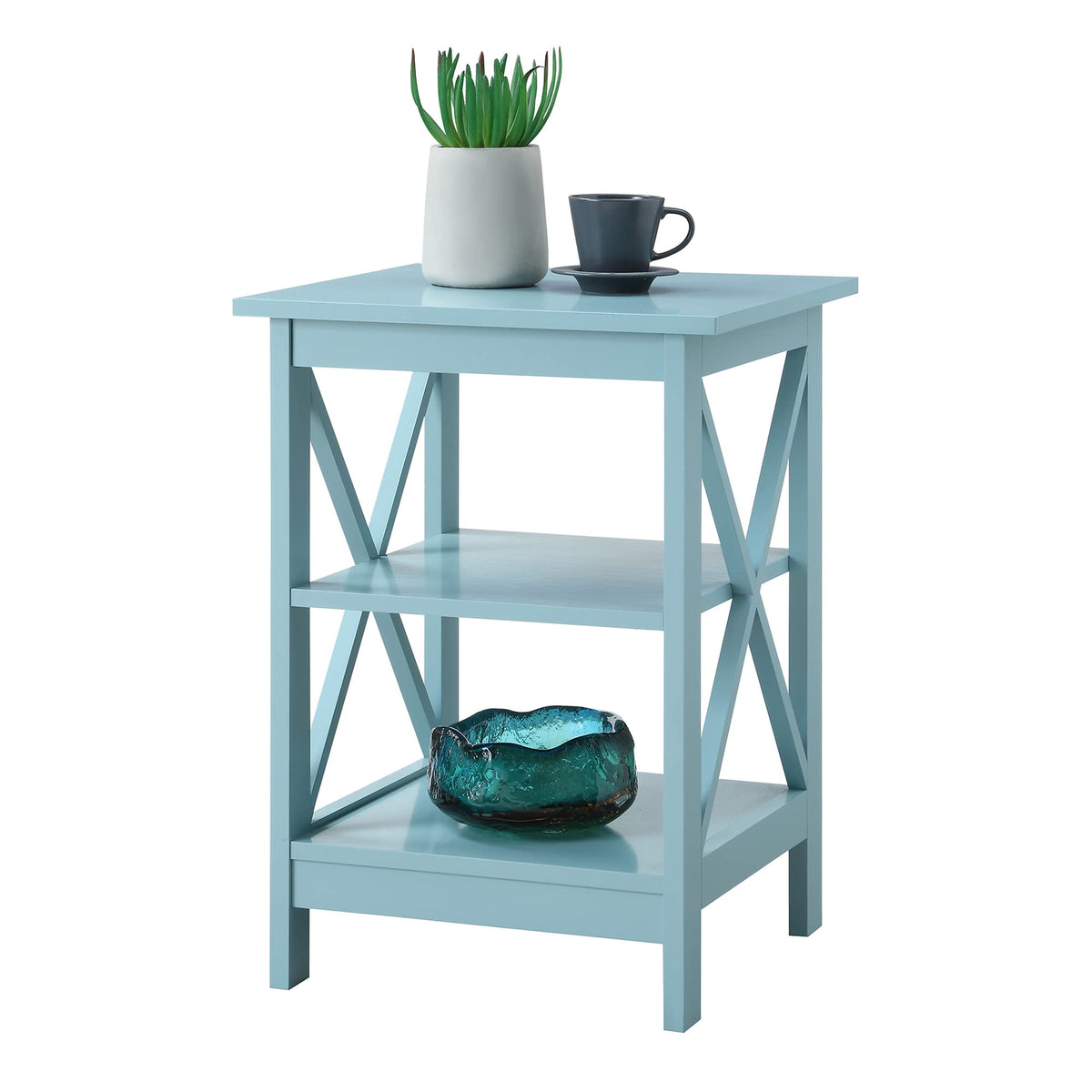 End Table with Shelves I71237