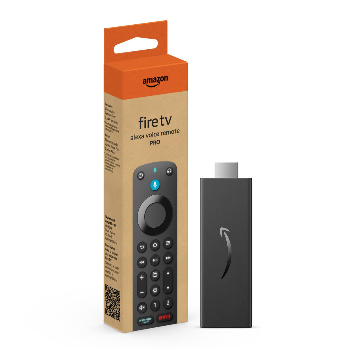 Fire TV Stick HD streaming device with Alexa Voice Remote Pro X218457