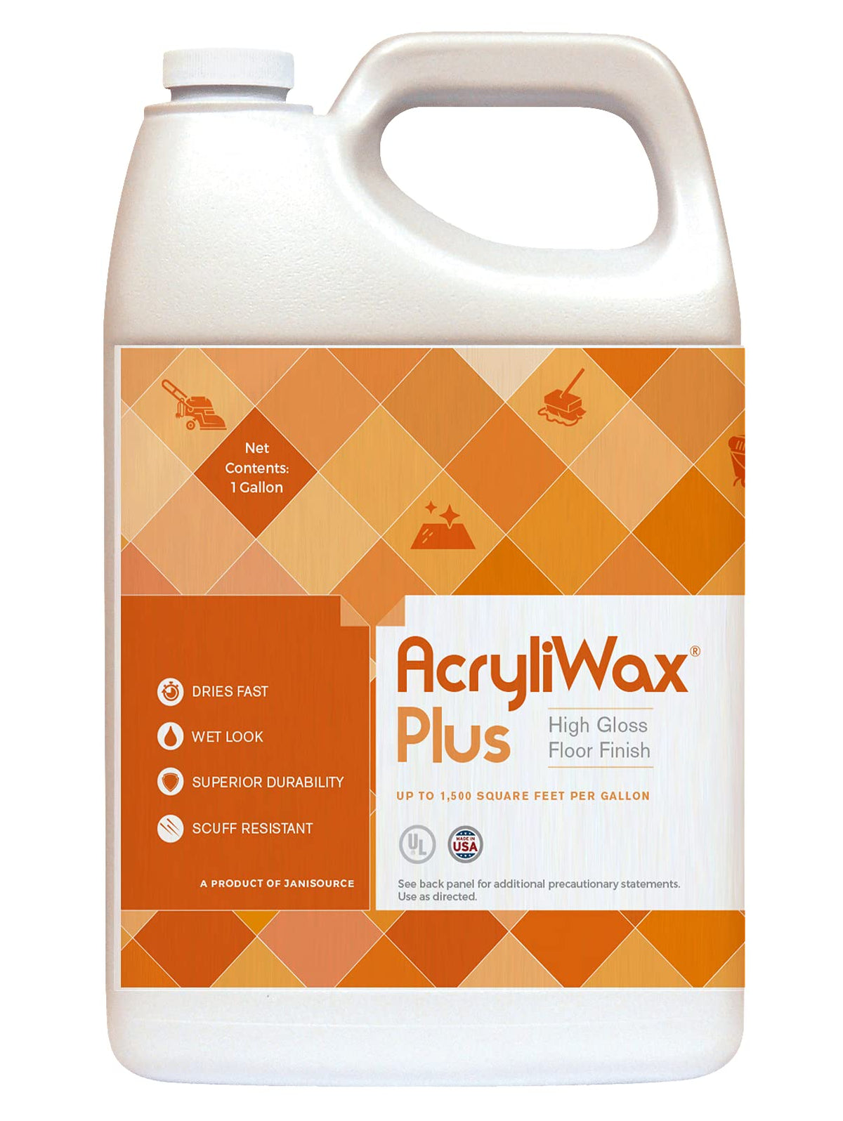 High Gloss Floor Finish & Wax 1 Gallon A38642