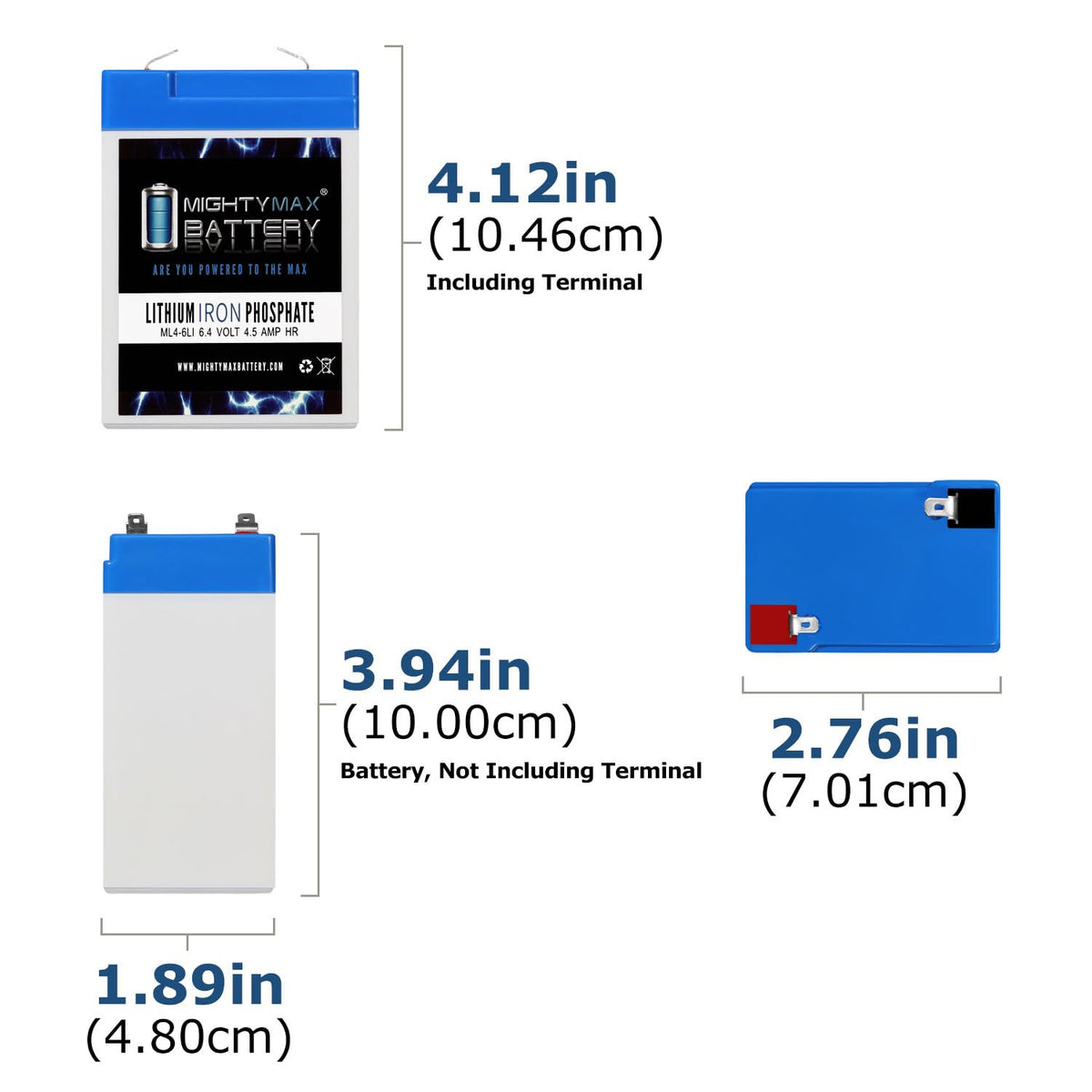 6V 4.5AH Lithium Replacement Battery Z6332