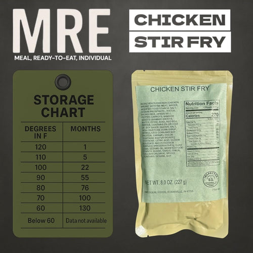 12 Pack Chicken Stir Fry Meal-Ready-to-Eat Entree N75952