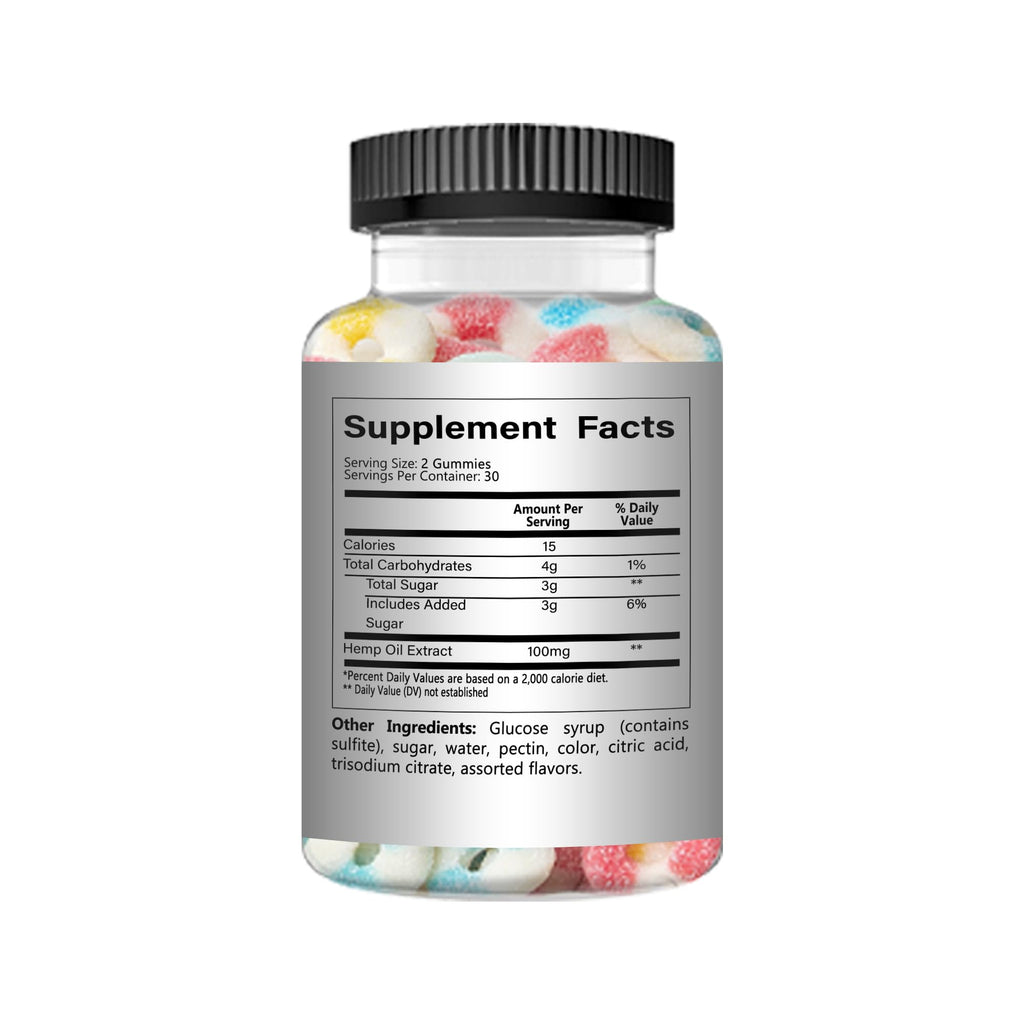 Hemp Gummies 3 Pack 180 Gummies O763094