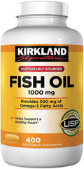 Omega-3 Fish Oil Concentrate 1,000 Mg. 400 Softgels R331636