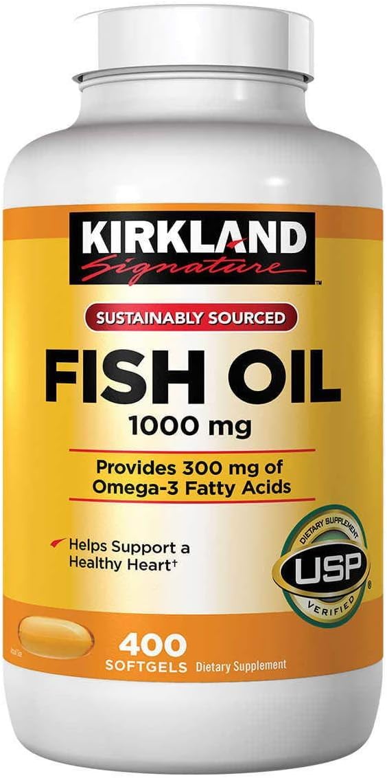 Omega-3 Fish Oil Concentrate 1,000 Mg. 400 Softgels R331636