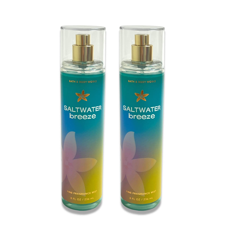 Saltwater Breeze Fine Fragrance Mist 8 oz Pack of 2 K679