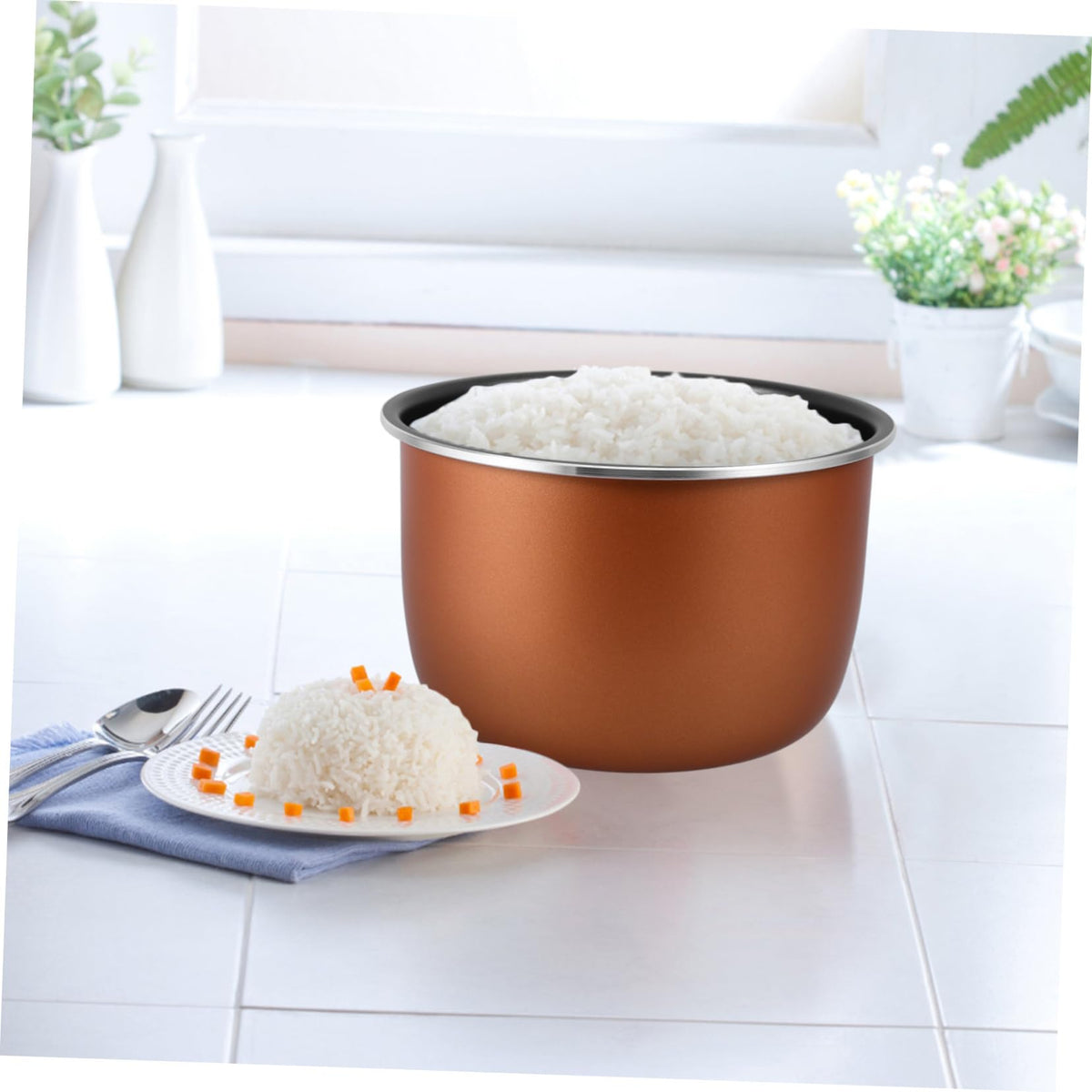 4L 2L Non-stick Aluminum Alloy Rice Cooker Inner Pot Q659309