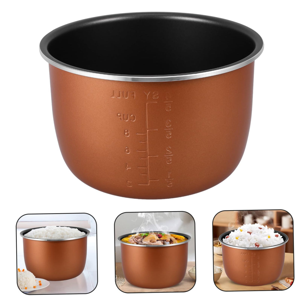 4L 2L Non-stick Aluminum Alloy Rice Cooker Inner Pot Q659309