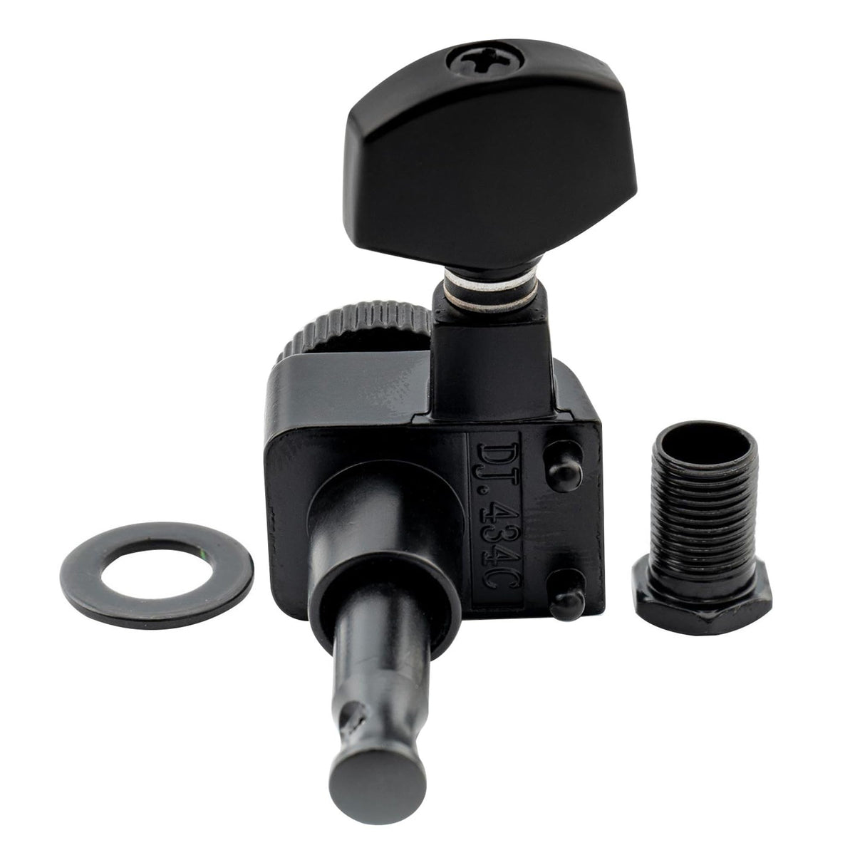 Black 6 Inline Locking Guitar Tuners Set J290