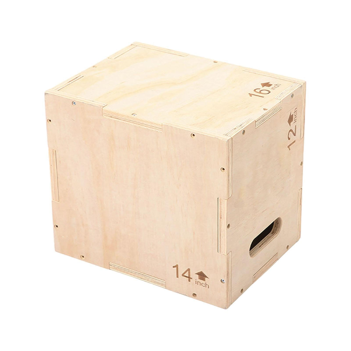 Wood Jump Box with Handles A23347