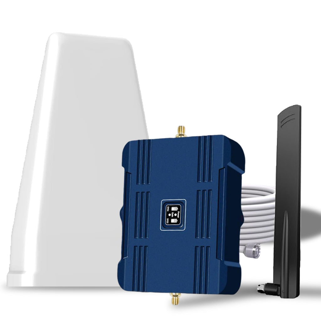 Cell Phone Booster 5G 4G LTE 3000Sq Ft Blue W40728