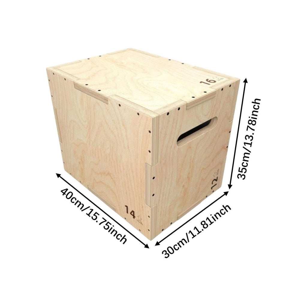 Wood Jump Box with Handles A23347