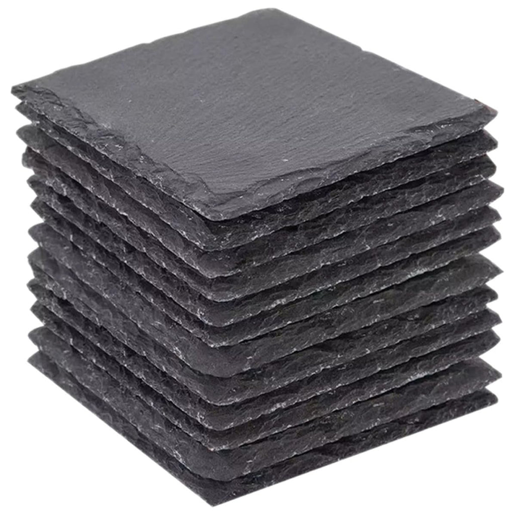 Black Natural Stone Coasters N550395