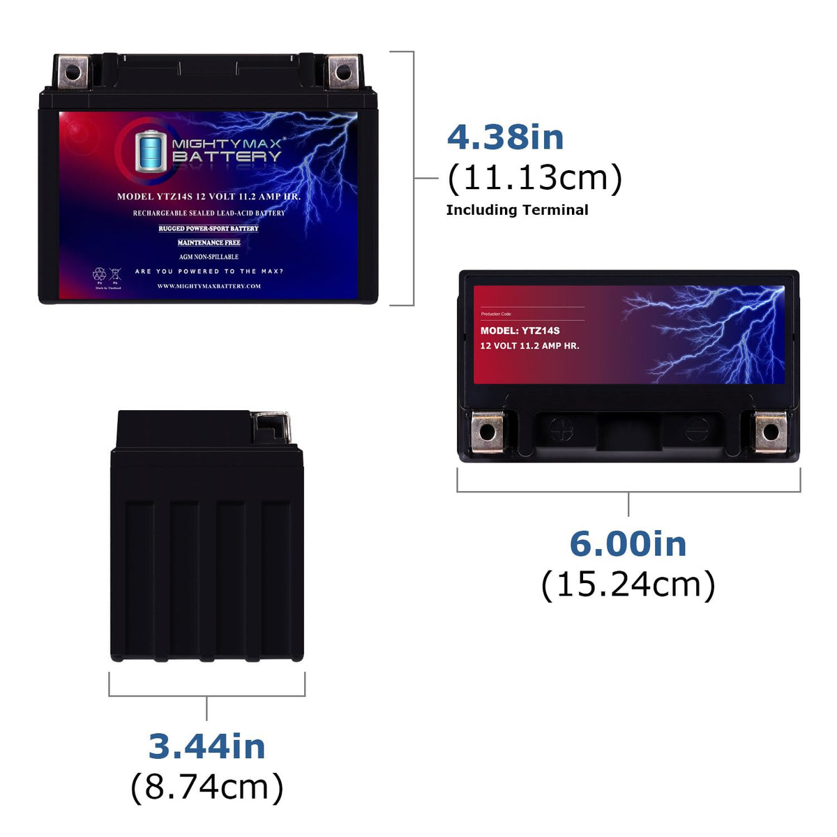12v 11.2Ah 230CCA Battery S39407