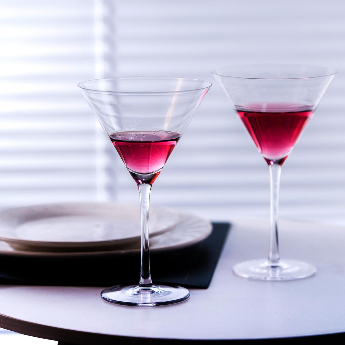Martini Glasses Set of 4 Hand Blown 9.5oz O47283