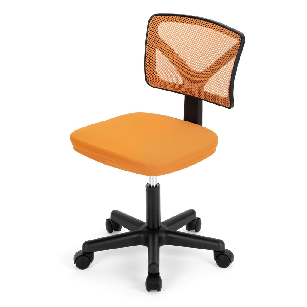 Orange Mesh Ergonomic Low-Back Swivel Office Chair E2276