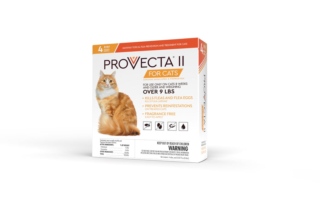 Flea Treatment for Large Cats Over 9 lbs, 4-Month Supply H81414