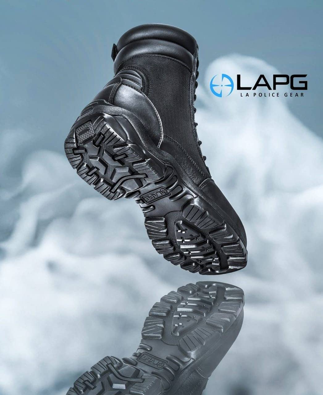 8" Side-Zip Tactical Work Boots D9348
