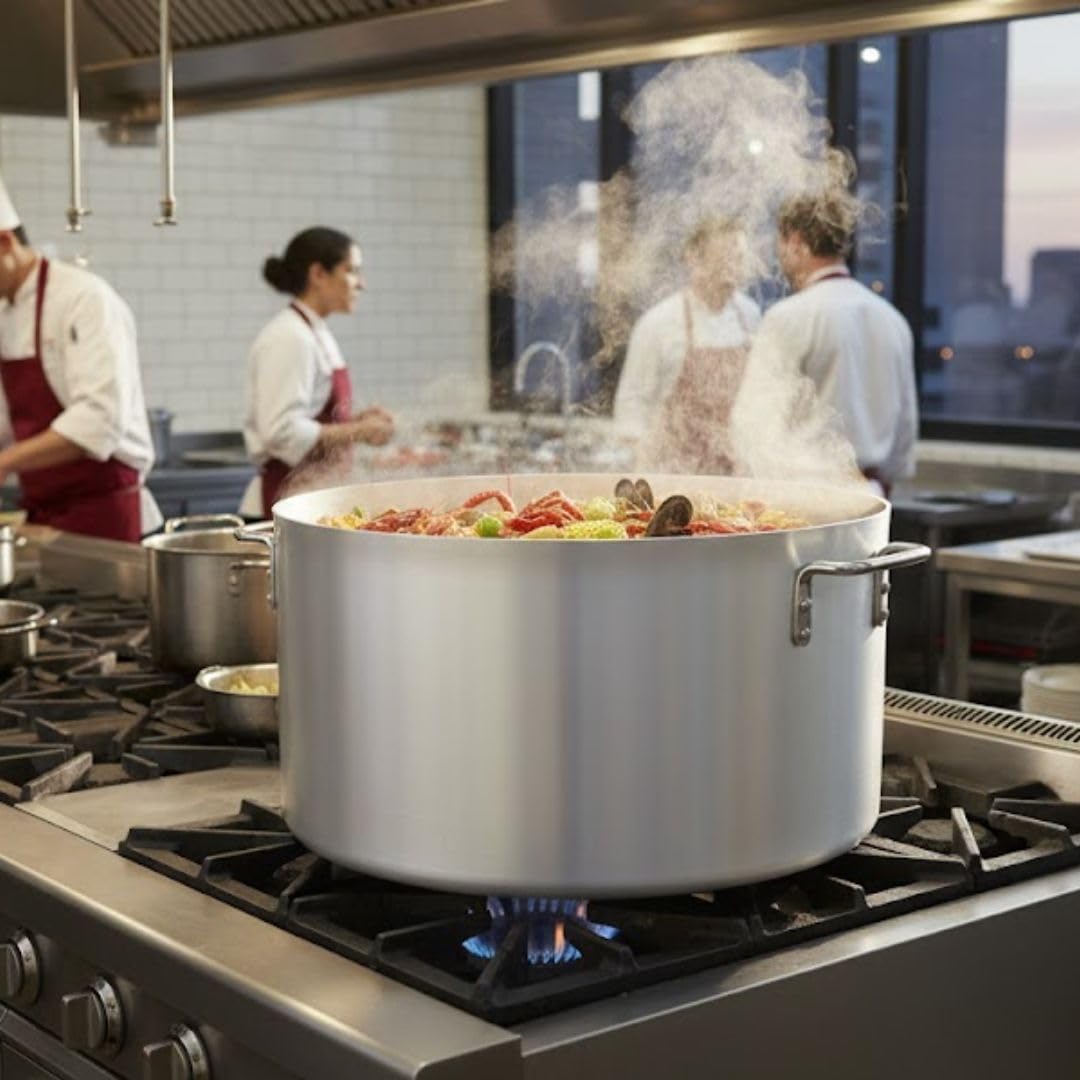 60 Qt Aluminum Sauce Pot 4 mm Thick R318