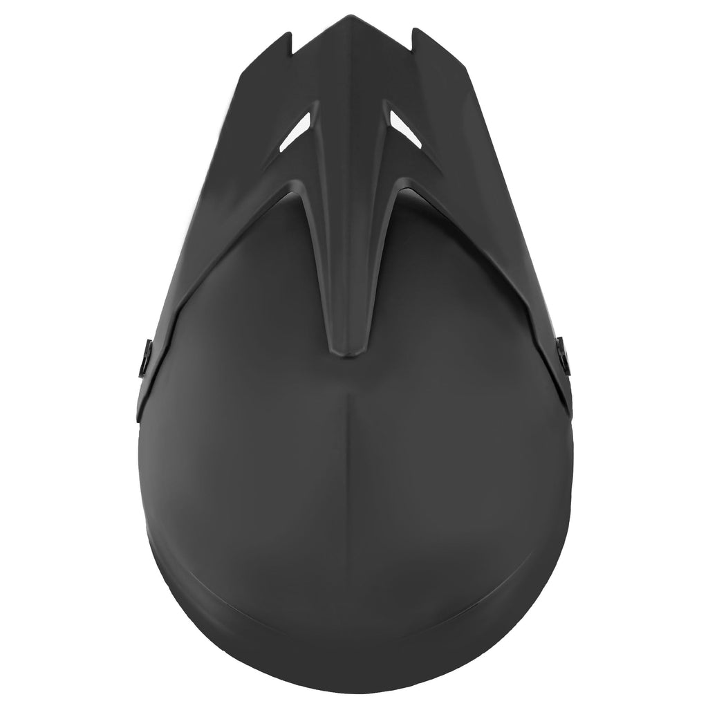 Matte Black Adult Full Helmet Medium A974