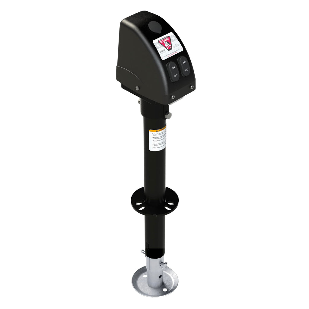 Powered Trailer Jack, A-Frame, 3,500 lbs. Lift Capacity, Bolt-On, 14 Inch Travel F44622