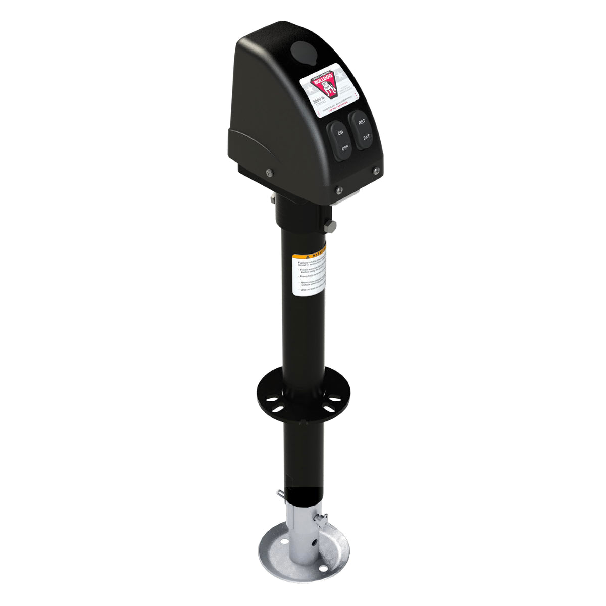 Powered Trailer Jack, A-Frame, 3,500 lbs. Lift Capacity, Bolt-On, 14 Inch Travel F44622