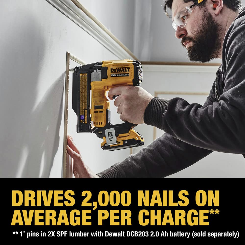 20V MAX Brushless Cordless 23 Ga. Pin Nailer Kit Q22279