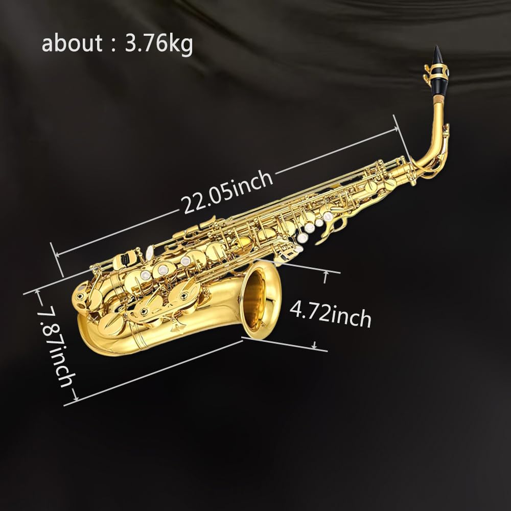 Eb Alto Saxophone Full Kit with Carrying Case U506