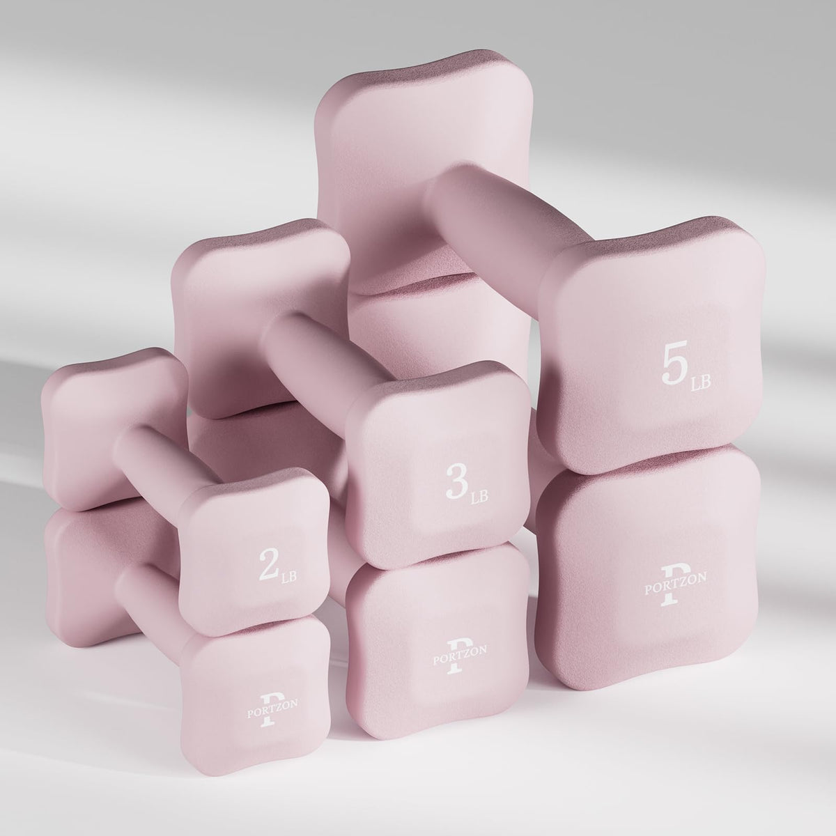 Neoprene-Coated Dumbbells Set of Two X572