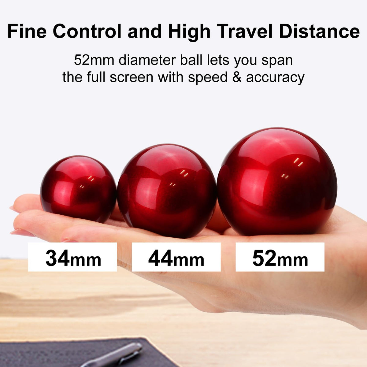 Wired Finger-Operated Trackball Mouse L8243