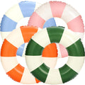 Large Inflatable Pool Float 36 Inch Striped Swim Rings G6342