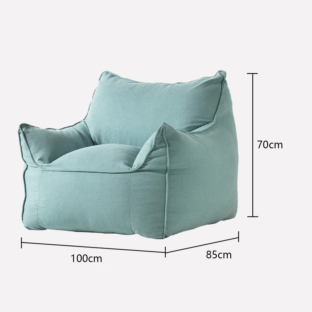 Yellow Bean Bag Chair V43965